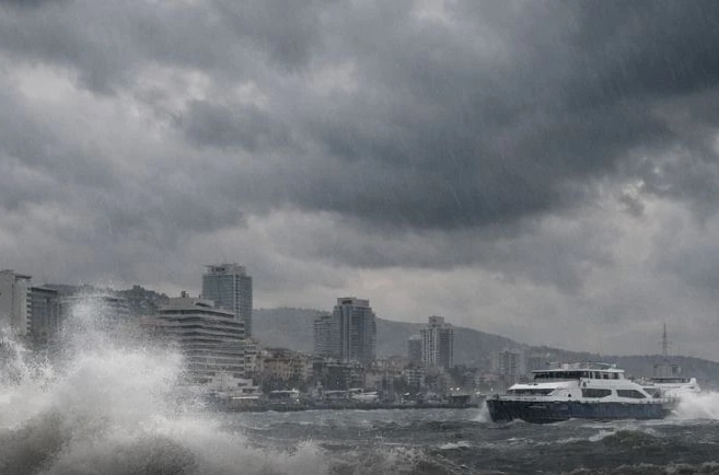 Meteoroloji Hava Raporu ile İzmir'i uyardı: Fırtına geliyor